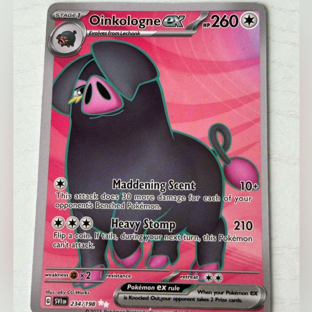 Oinkologne EX Pokémon